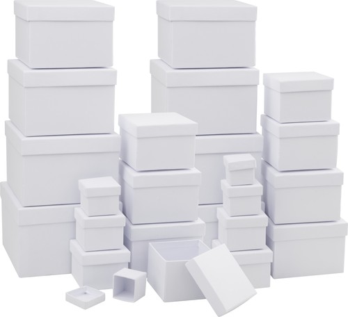 Scatole cartone quadrate - scatole, di