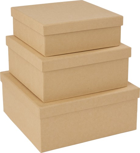 Vbs scatole quadrate set - quadrate, 3
