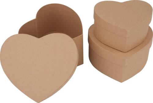 Scatole cartone cuore - scatole,
